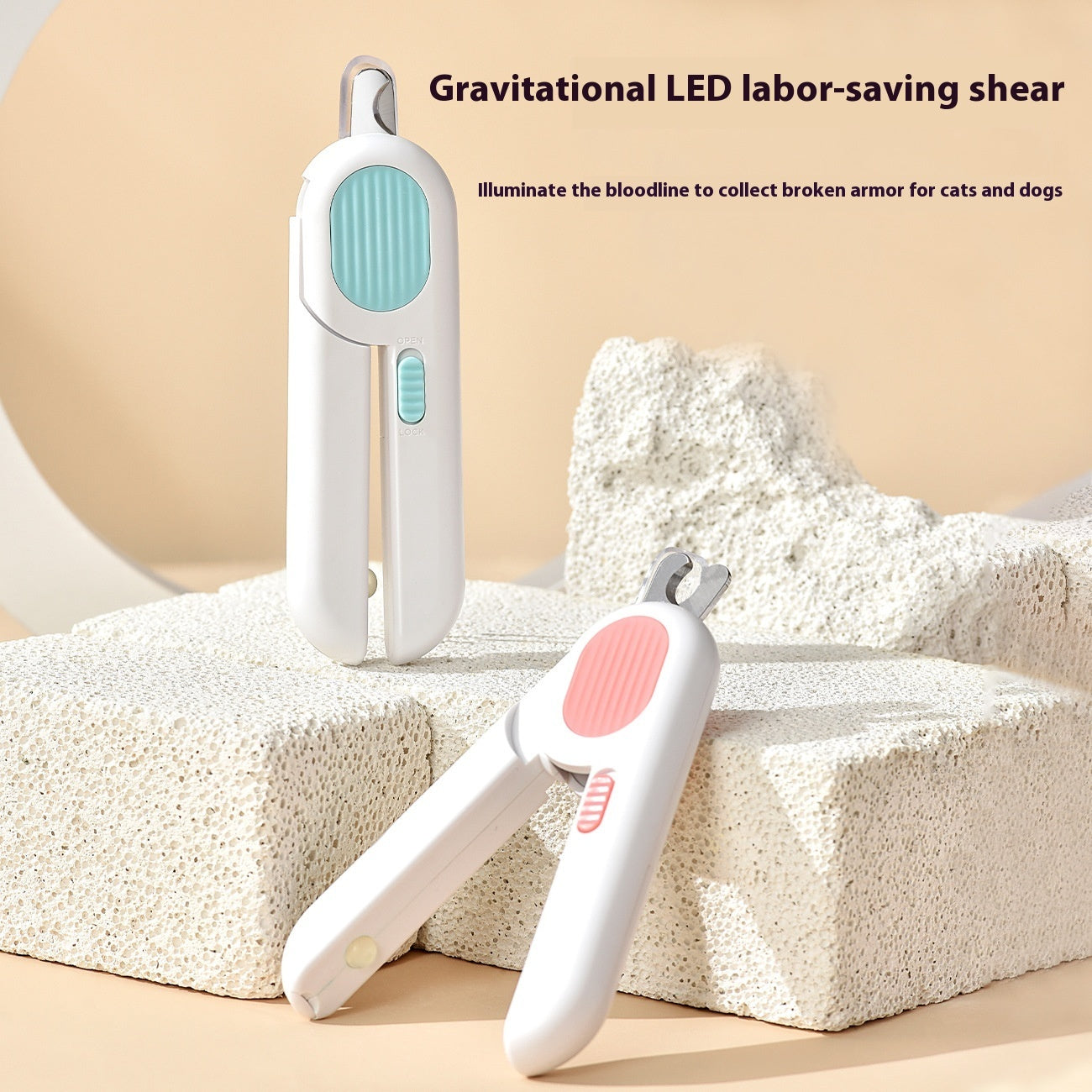 Tijeras LED para Uñas de Gato — Fácil y Preciso