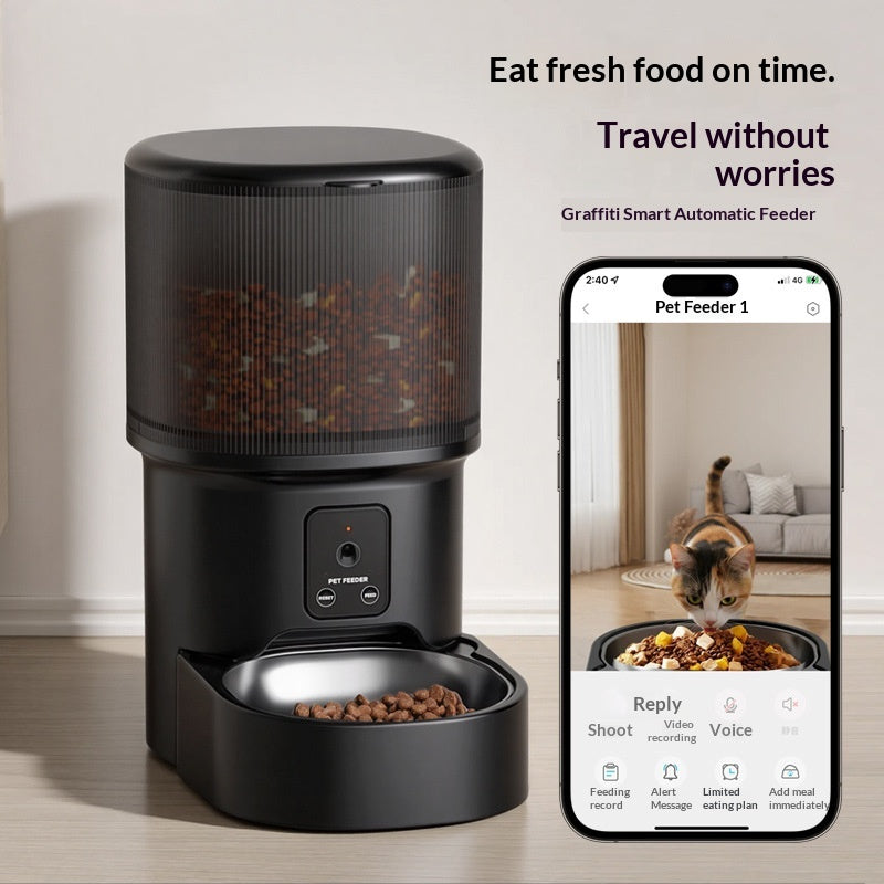 Comedero Inteligente para Mascotas — Programable y con Control por Voz