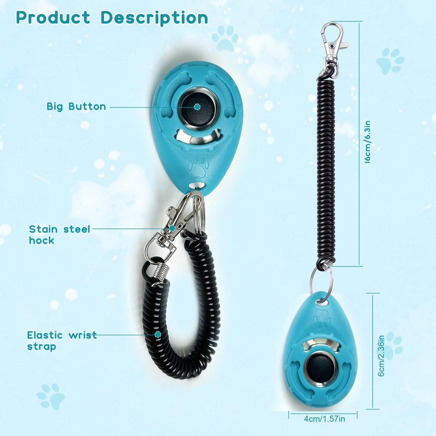 Clicker de Adiestramiento para Perros — Entrenamiento Positivo