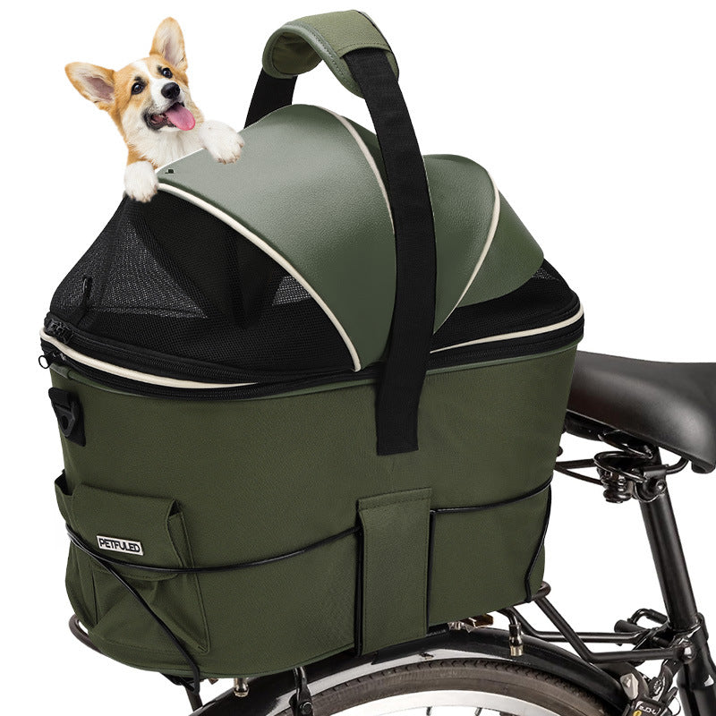 Canasta Trasera para Bicicleta — Paseos en Bici con tu Mascota